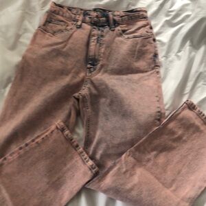 Acid Washed Pink Jeans, size 4 womens